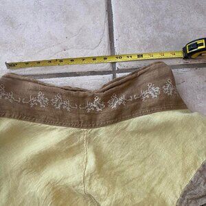 Magnolia Pearl Yellow and Brown Pants